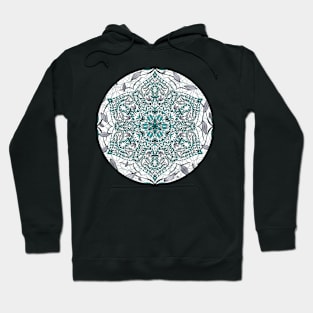 Woven Vines of Silver and Life Hoodie